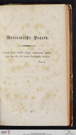 Medicinische Praxis