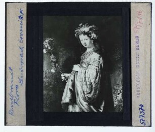 Rembrandt, Saskia als Flora (St. Petersburg Erem. ГЭ-732)
