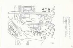 Gymnasium, Berlin-Wedding (Diplomarbeit bei Peter Poelzig): Lageplan 1:500
