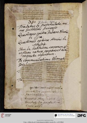 philosophischer Text (13. Jh.)