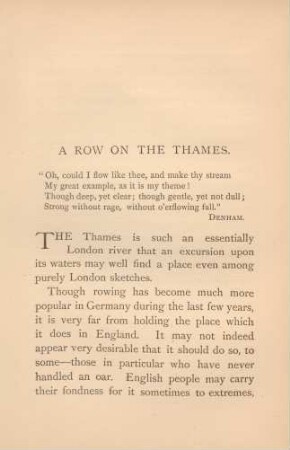 A row on the thames