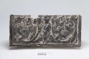 Ofenkachel mit Darstellung eines Fauns