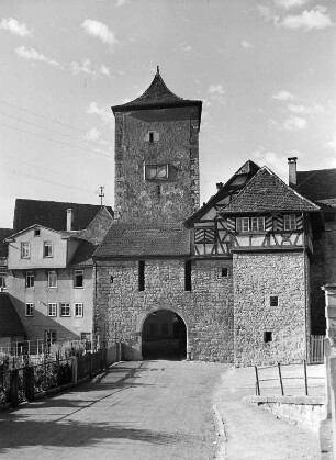 Schwäbisch Hall. Weiler Tor (um 1330 unf 1501/1600)