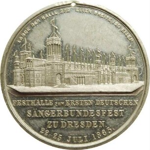 Dresden - 1. Deutsches Sängerbundesfest