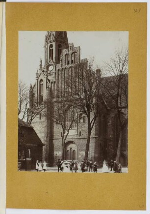 St. Nikolai, Pritzwalk: Ansicht (aus: Skizzen- und Fotoalbum 28)
