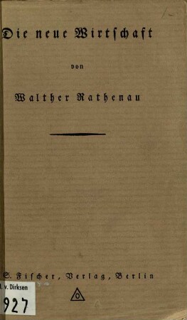 Die neue Wirtschaft