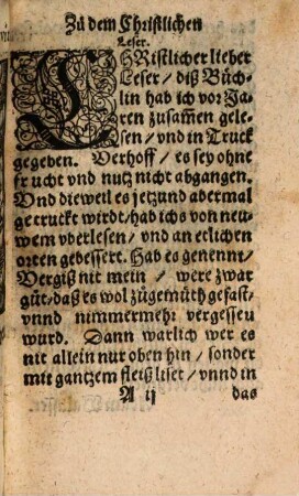 Vergiß nit mein : Ein Geistlich und Christlich Büchlin, täglich vor augen zuhaben
