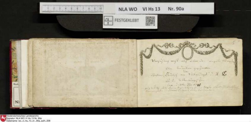 Stammbuch des Ernst Philipp Ludwig Zellmann (1763-1795) aus
                           Braunschweig