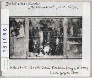 Doberan, Klosterkirche: Mühlenaltar