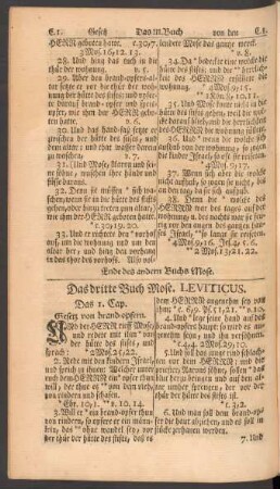 Das dritte Buch Mose. Leviticus