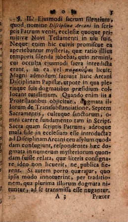 Diss. grad. de disciplina arcani primitivae ecclesiae