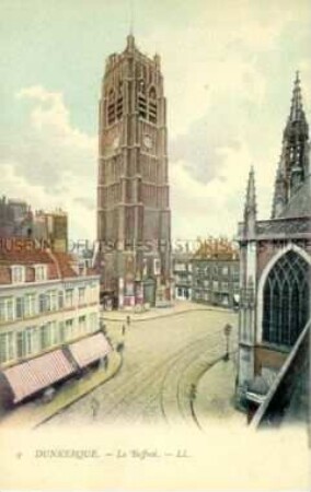 Dunkerque (Dünkirchen), mit dem Rathausturm