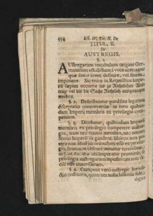 Titul. II. De Austregis.