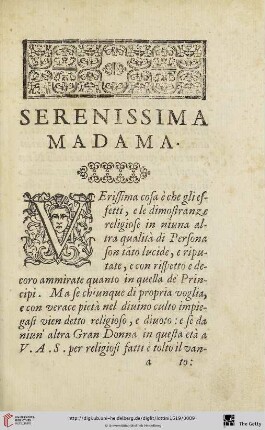 Serenissima Madama