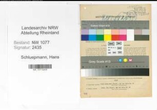 Entnazifizierung Hans Schluepmann , geb. 12.07.1921 (Polizist)