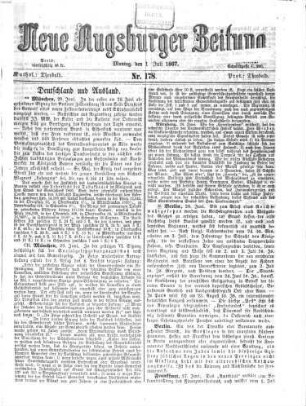 Neue Augsburger Zeitung. 1867,7/12