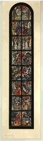 Entwurf für ein Glasfenster in der Evangelischen Stadtkirche in Annweiler