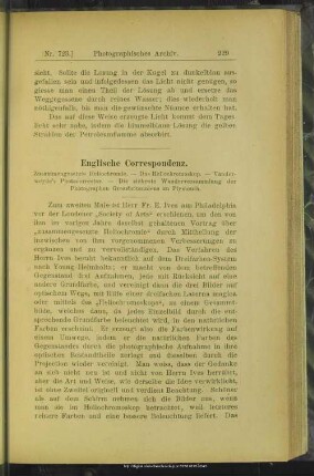 Englische Correspondenz