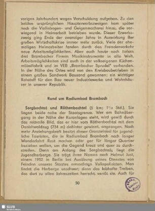 Rund um Radiumbad Brambach