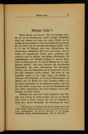37-42, Königin Luise