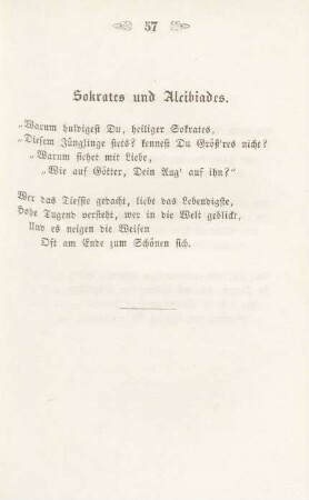 Sokrates und Alcibiades.