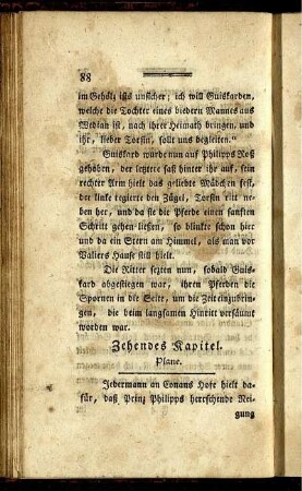 Zehendes Kapitel.