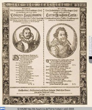Philipp Sigismund und Joachim Carl von Braunschweig-Lüneburg
