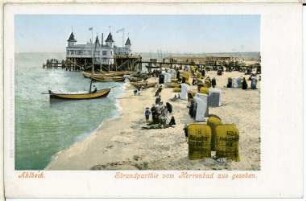 Ahlbeck. Strandpartie