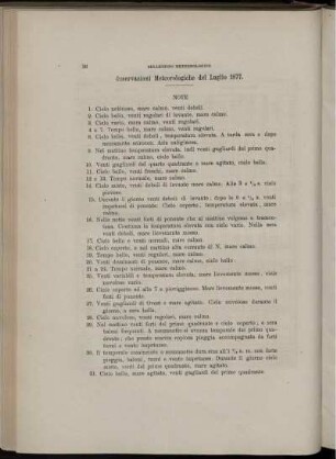 Osservazioni Meteorologiche del Luglio 1877.