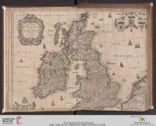 Magnæ Britanniæ tabula, Angliam, Scotiam, et Hiberniam continens, in lucem edita per Nicolaum Vißcher