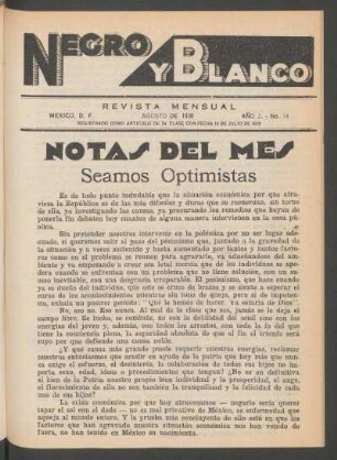 1930,2,14: año 2, no. 14 (agosto de 1930)
