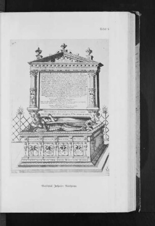 Tafel 5. Grabmal Johann Rantzaus