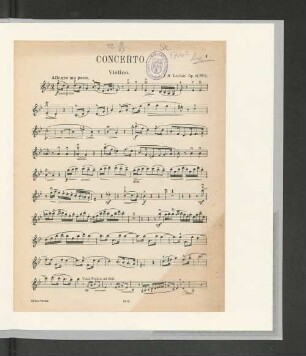 Concerto. Violino.