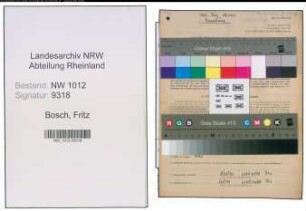 Entnazifizierung Fritz Bosch , geb. 29.01.1922 (Kraftfahrer)