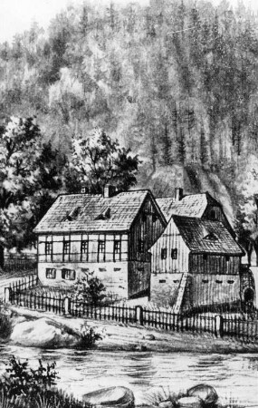 Rabenau. Alte Rabenauer Mühle, aus: Meiche 1927