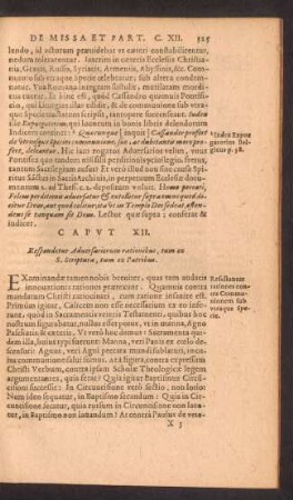Caput XII. Respondetur Adversatiorum rationibus, tum ex S. Scriptura, tum ex Patribus.