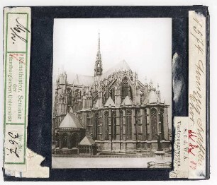 Amiens, Kathedrale: Aussenansicht, Chor