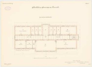 Schullehrerseminar, Linnich: Grundriss 2. Obergeschoss 1:100