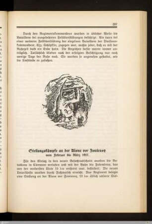 Stellungskämpfe an der Aisne vor Fontenoy