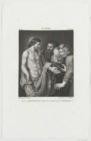 Christus zeigt dem Apostel Thomas seine Wunden