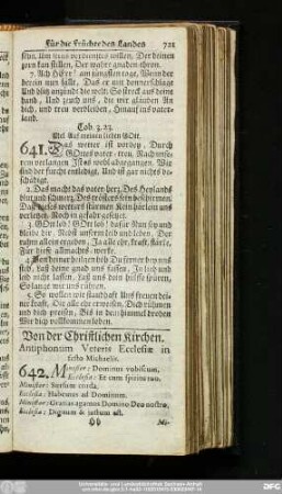 Von der Christlichen Kirchen.