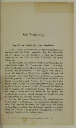 Zur Einleitung