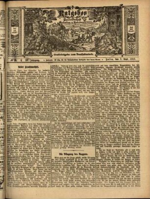 Ausgabe vom Sonntag, den 07. September 1913.