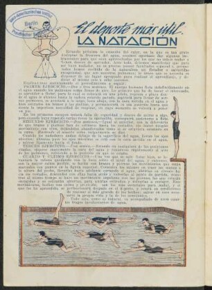 El deporte más útil. - La natación.