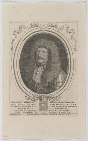Bildnis des Fridericvs Gvillelmvs, Marchio Brandenbvrgensis