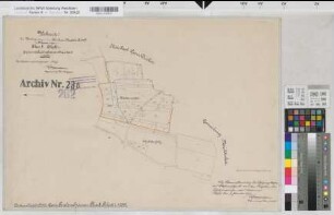 Dinker (Welver), Nateln (Welver), Umlegung Dinker-Nateln, Urkarte 1 Frielinghausen Flur 2,1