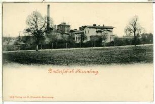 Riesenburg. Zuckerfabrik