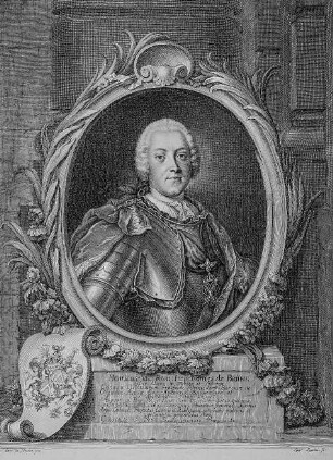 Bildnis des kursächsischen Kabinettsministers Heinrich Graf Brühl