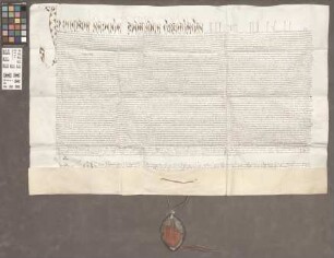Mainz (Generalia): Instrumentum transumti Privileg. libertatum exemptionum Ecclesiast. concessorum ab imperatore Friederico secundo Carolo IV. et ...