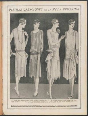 Últimas creaciones de la moda femenina - [Ilustración]